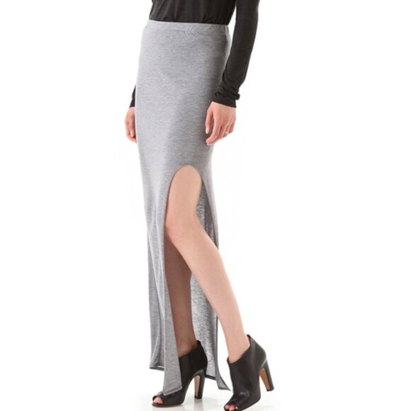 NWT Helmut Lang Kinetic Side Slit Maxi Skirt - Picture 1 of 7